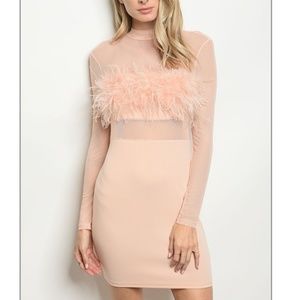 ❗LAST ONE❗Feather Dress